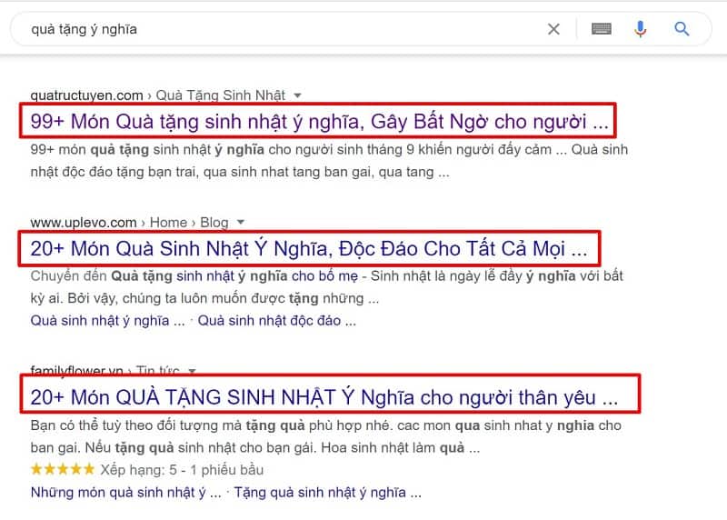 dạng nội dung tổng hợp