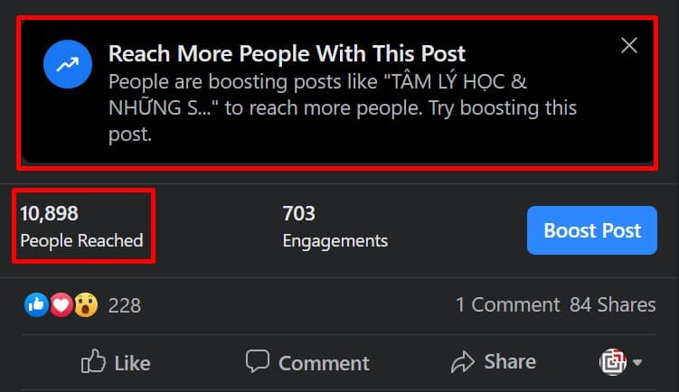 chỉ số reach trên facebook giúp đánh giá nội dung tốt hay không