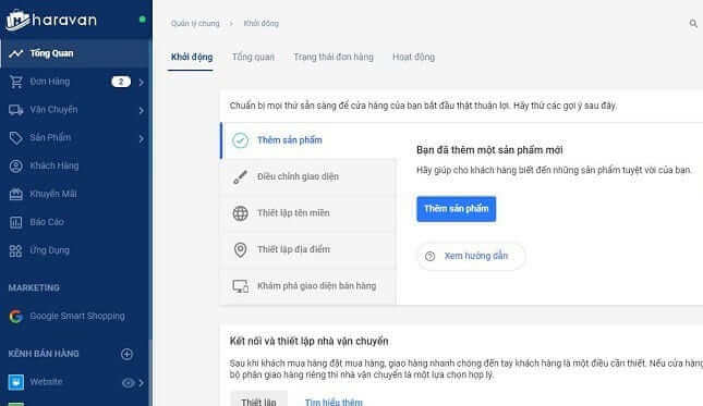 nền tảng website có sẵn