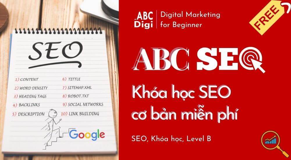 ABC SEO - khóa học seo cơ bản miễn phí ABC Digi