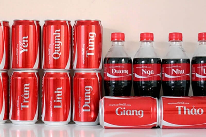 Chiến dịch khắc tên riêng vô cùng đặc biệt cũng như ý nghĩa của Coca Cola