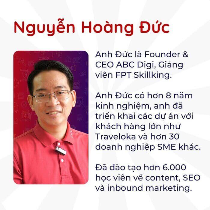 Hoang Duc giang vien khoa hoc google marketing all in one
