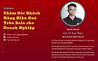 Hình ảnh Error 404 2 Webinar Chăm Sóc Khách Hàng Hiệu Quả Trên Zalo cho Doanh Nghiệp